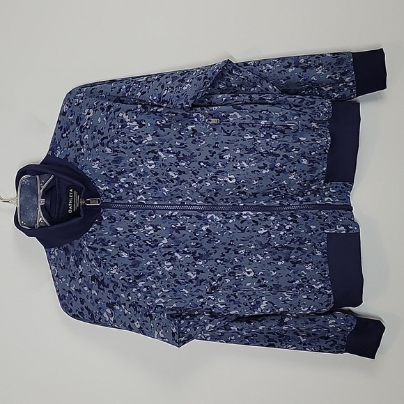 Women’s Athleta Brooklyn Bomber Jacket II blue camo - Picture 3 of 7